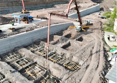 總投資4億元！食品產(chǎn)業(yè)園配套基礎(chǔ)設(shè)施項(xiàng)目施工現(xiàn)場(chǎng)